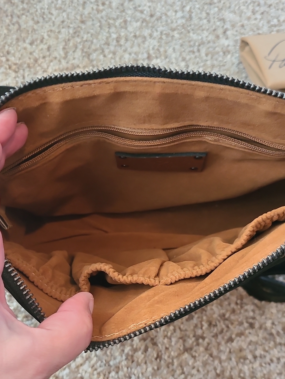 Patricia Nash Black Leather Crossbody Bag - Picture 6 of 7